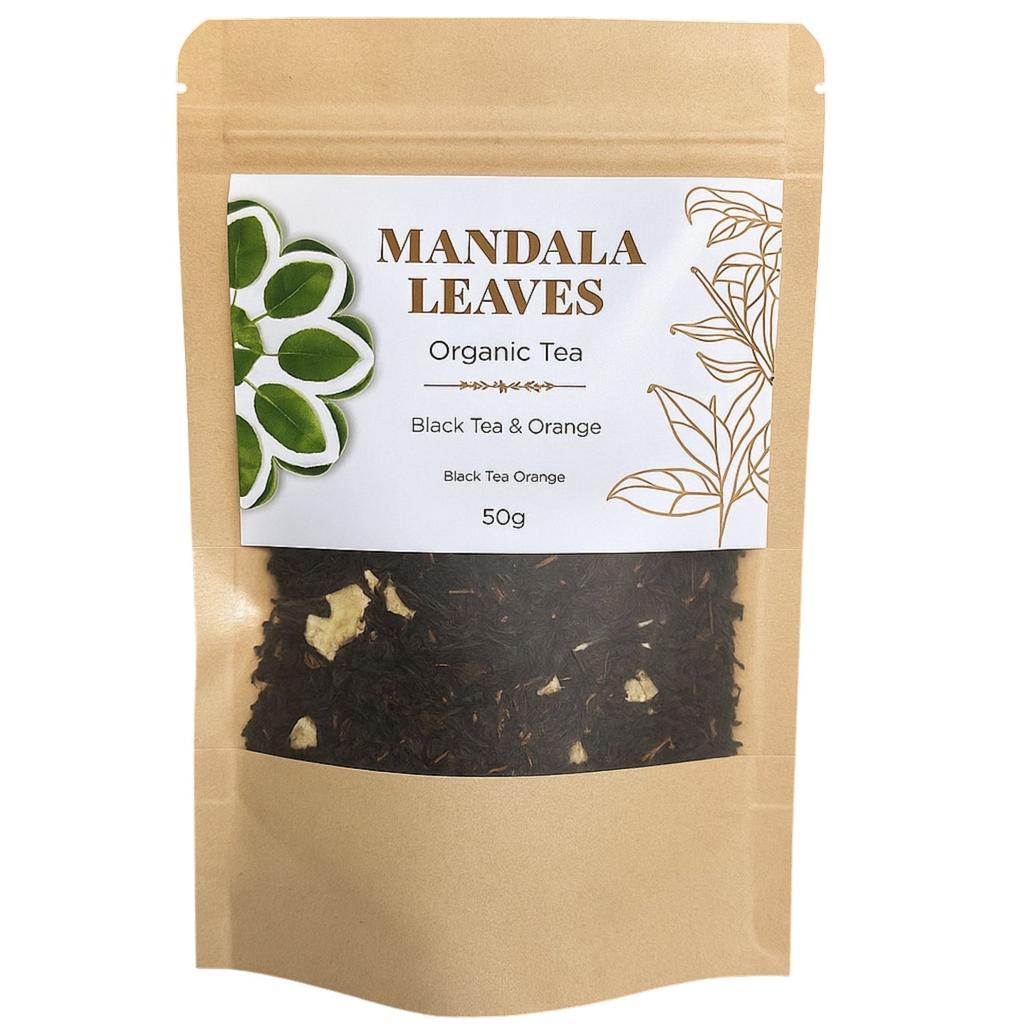 50g Té Negro & Naranja Ecológico