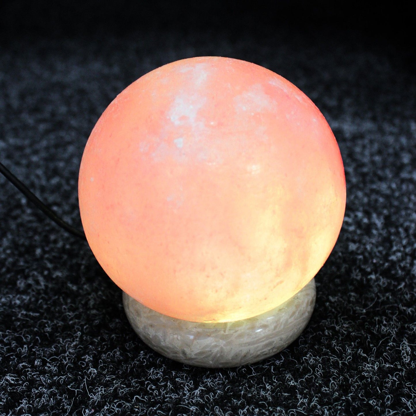Lámpara de Sal del Himalaya Bola 8cm USB