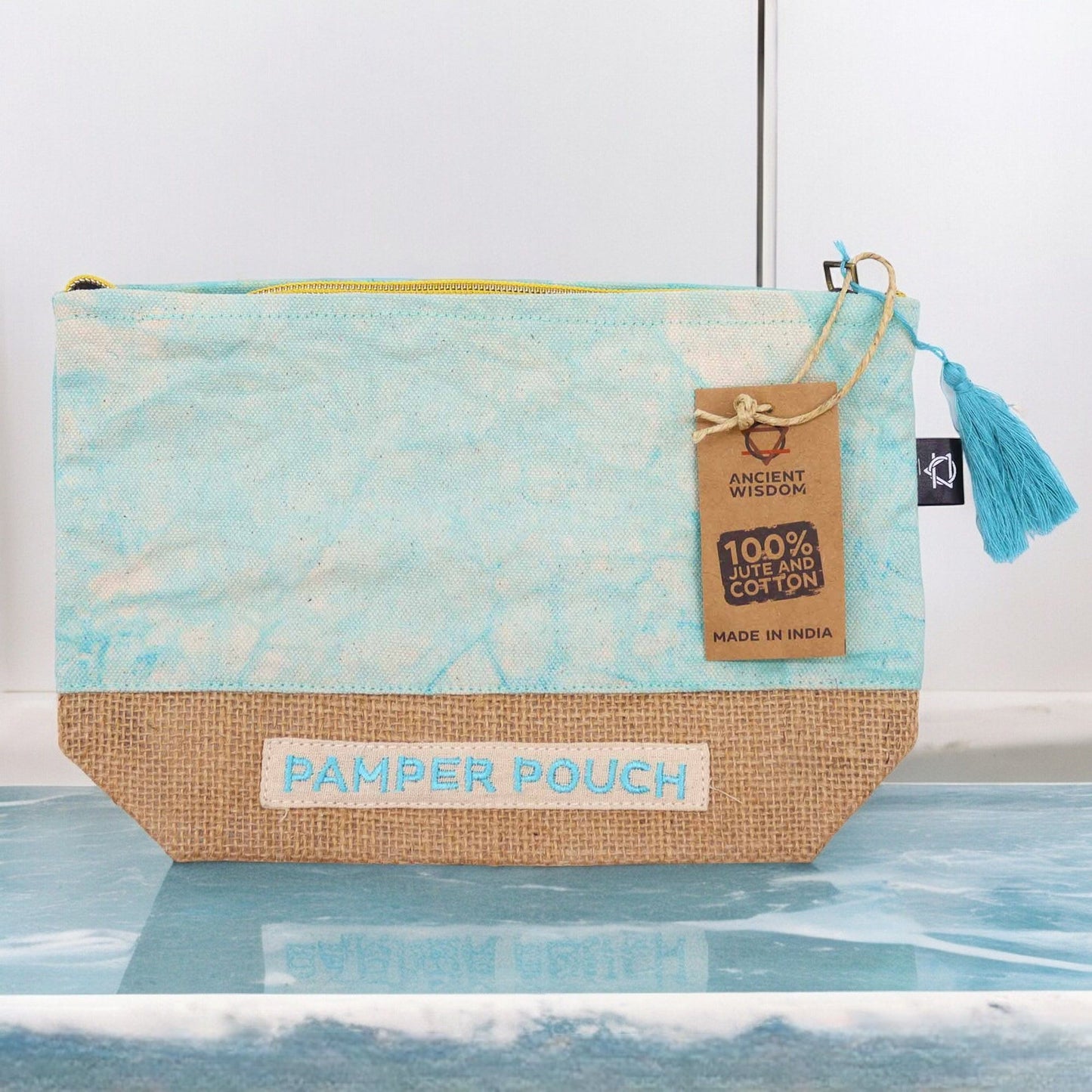 Bolsa de Cuidado Personal - Azul - Lavado a Piedra
