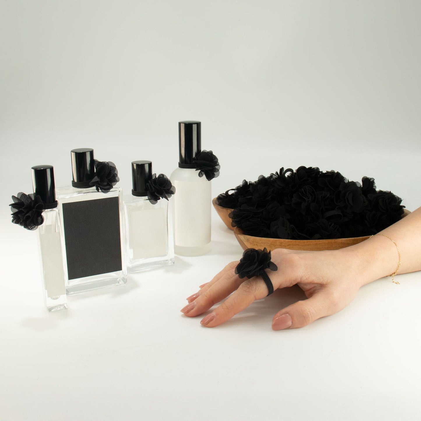 15 Anillos difusores color Negro