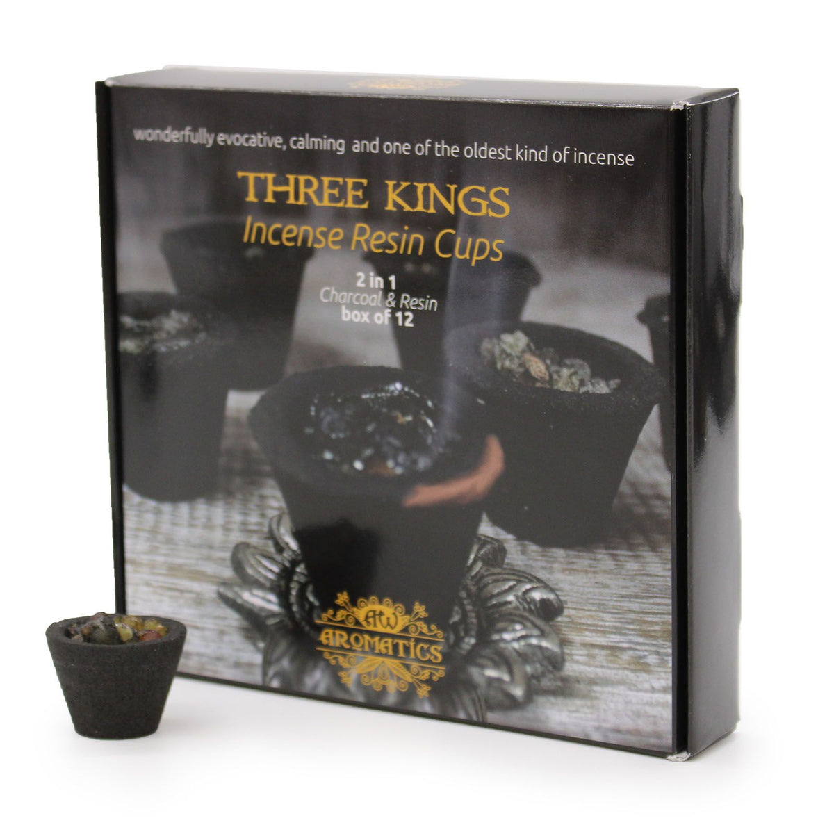 Tres Reyes - Set de 12 Copas de Resina