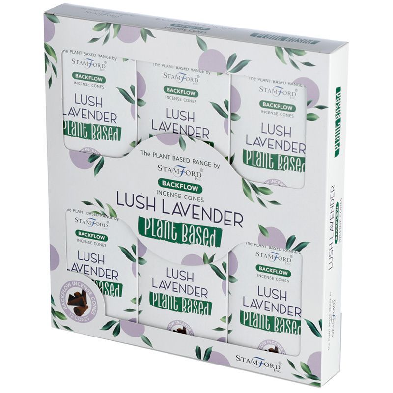 Lavanda Exuberante - Conos de Incienso de Reflujo a Base de Plantas