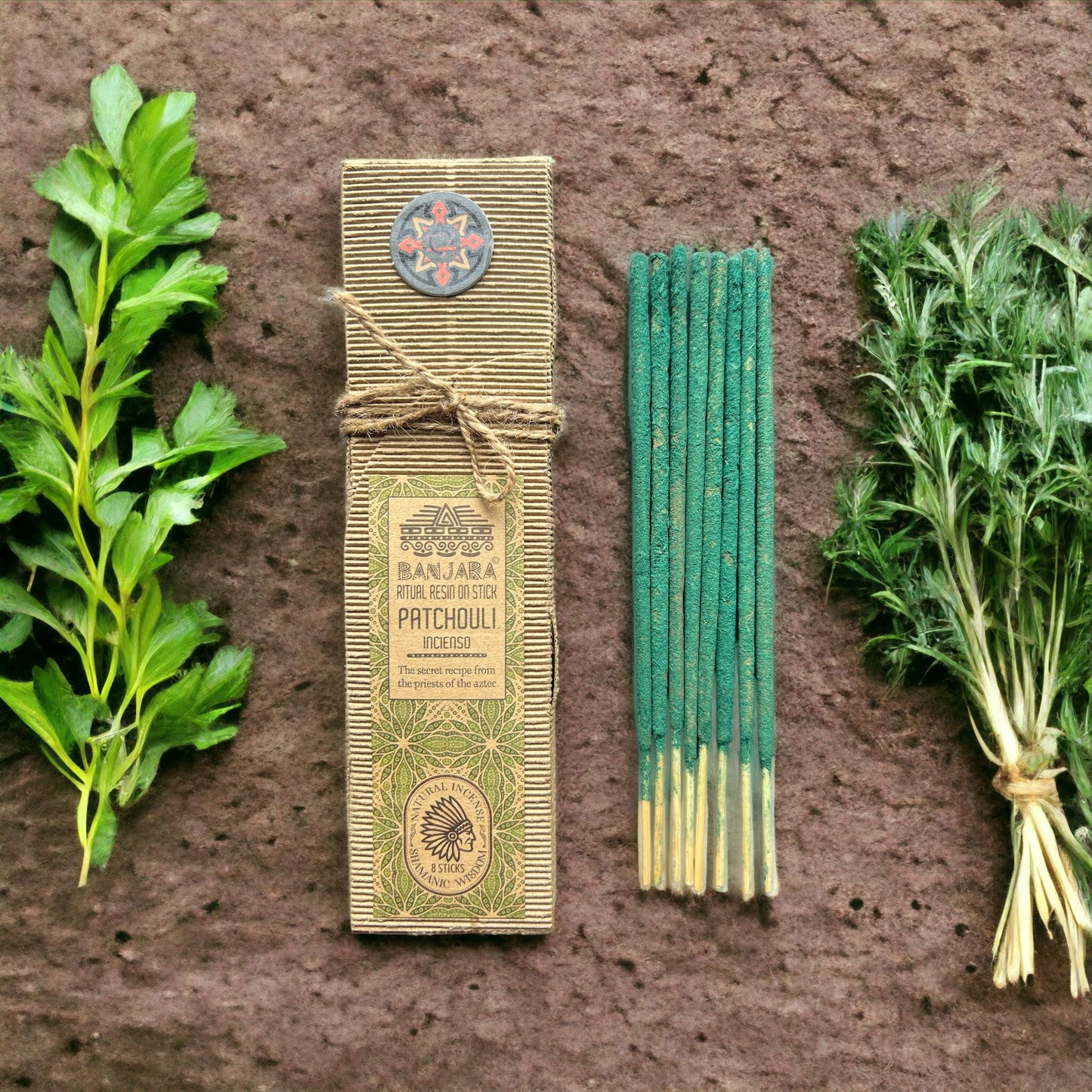 Pachulí · Varillas de Incienso de Resina natural para un Ambiente Sofisticado