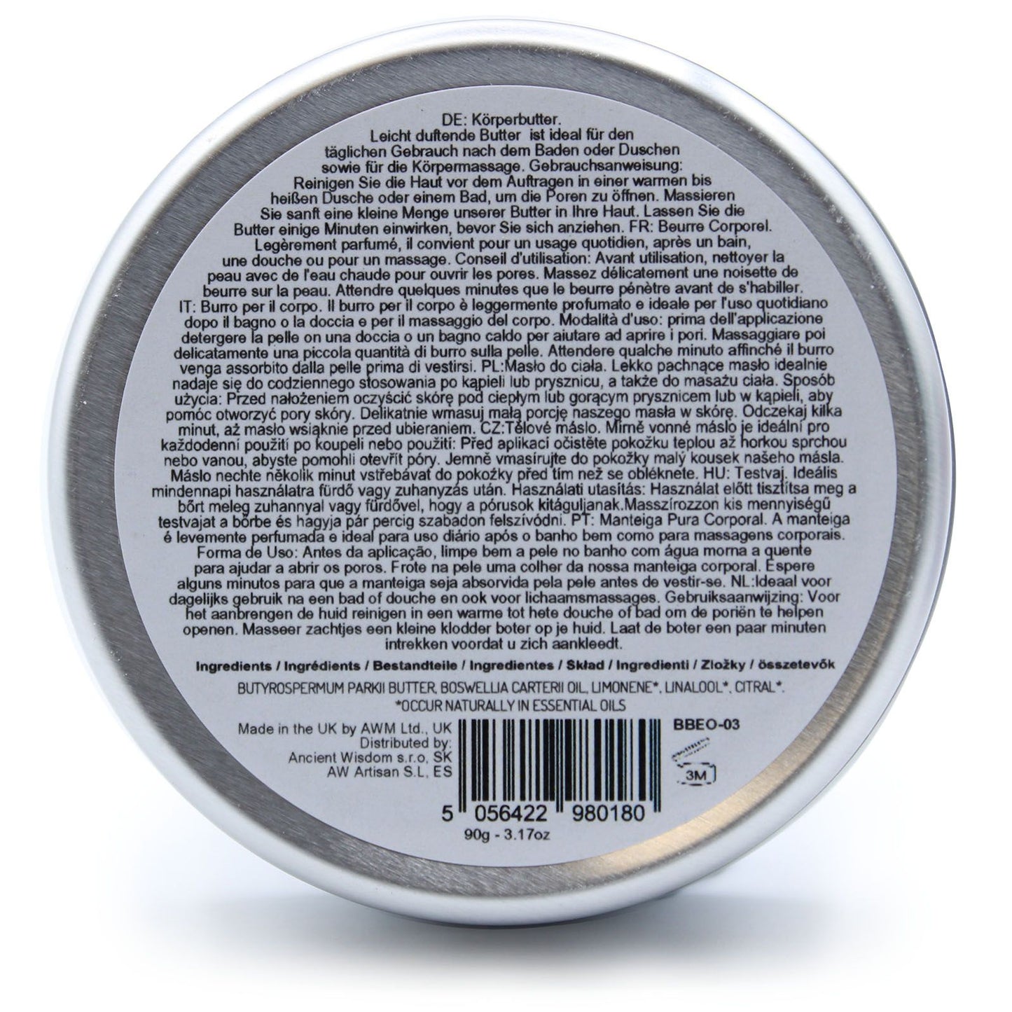 Manteca de Karité - Frankincense