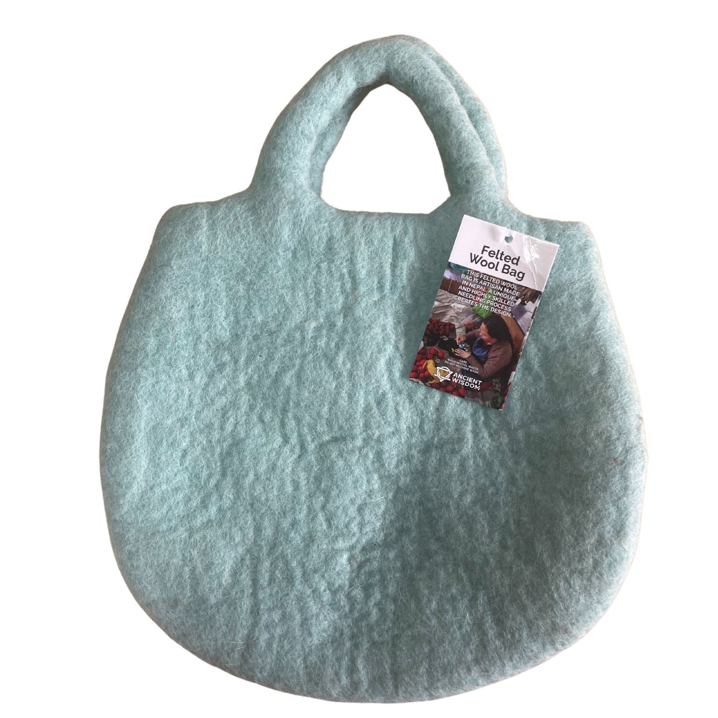 Bolsa de fieltro con forma de árbol y colmena - 35 x 27 cm