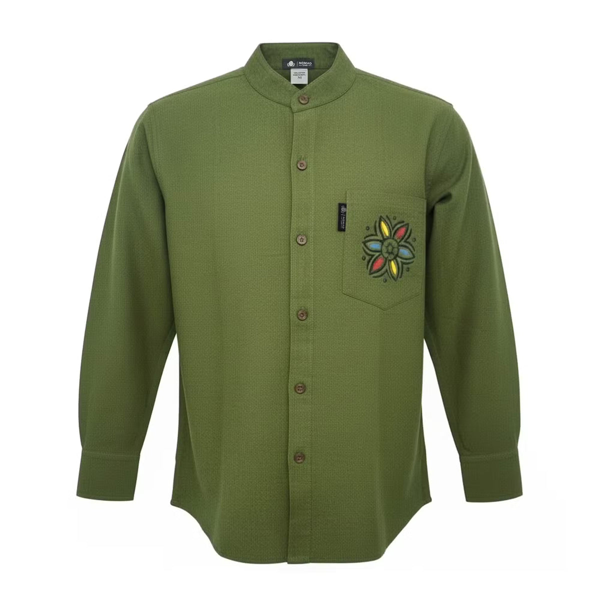 Camisas de Algodón Nepalí con Detalle Pintado a Mano.