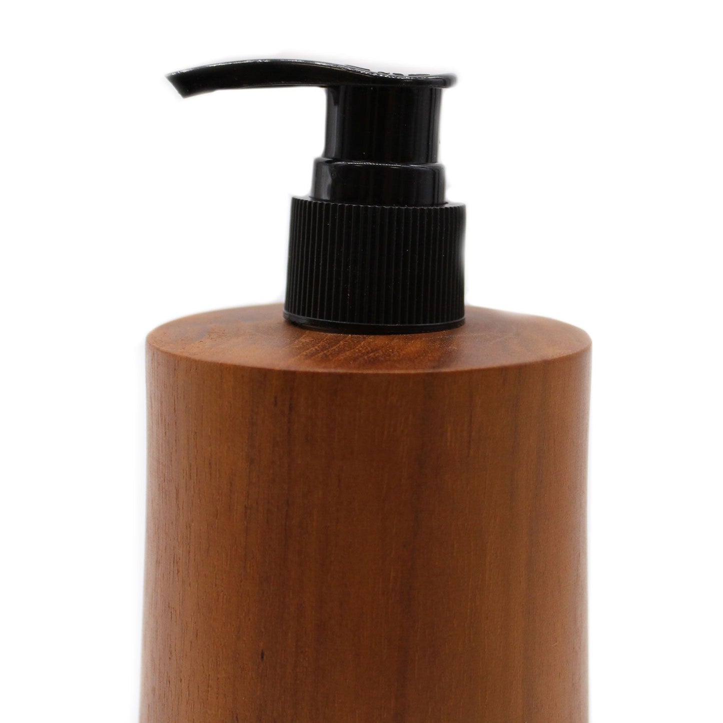Dispensador de jabón de madera de teca natural - Elegance