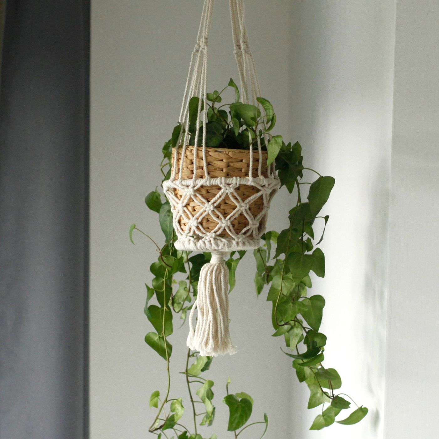 Macetero de Macrame - Doble