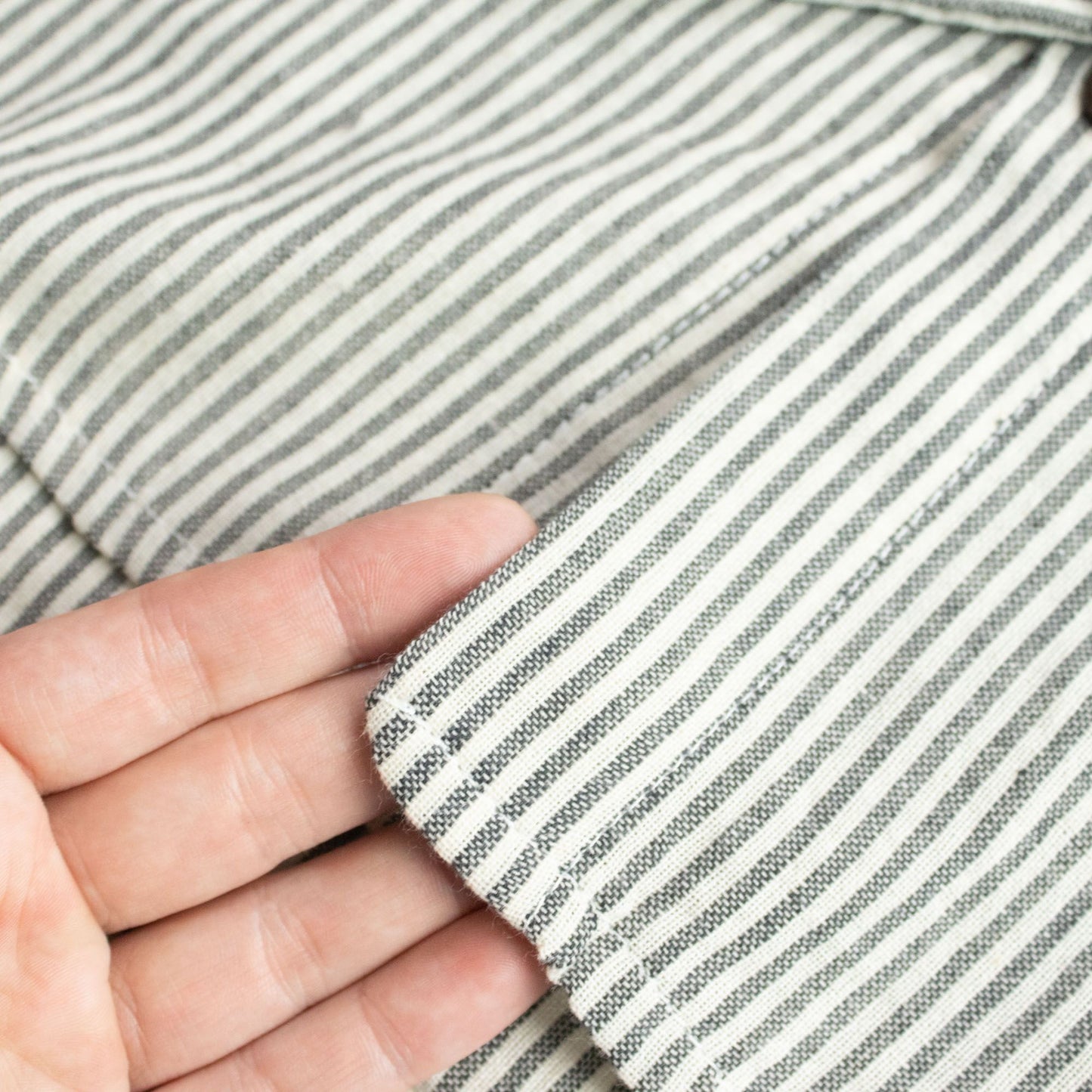 Nomad Sari Grandad Shirt - Piedra Gris - Mediano