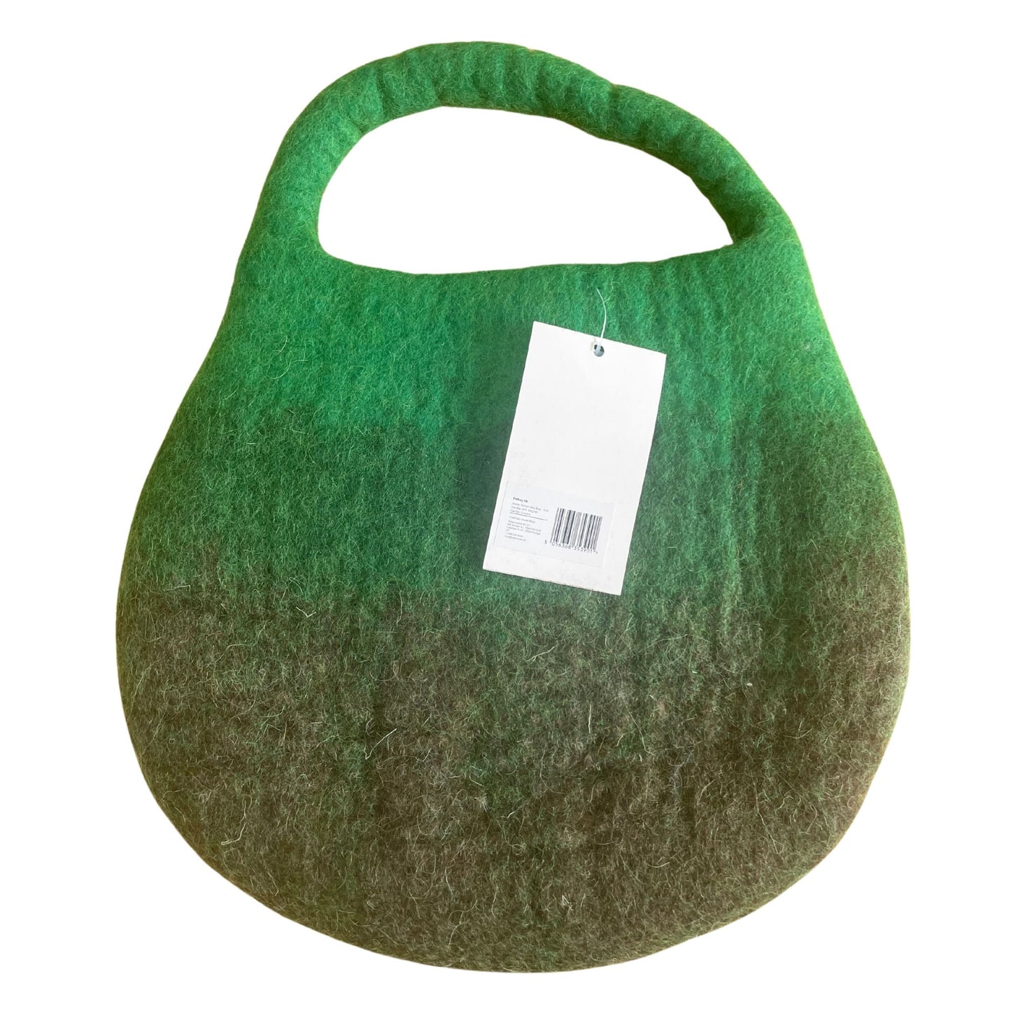 Bolsa de abejas de fieltro al agua - Un asa con imán - Tonos Verdes