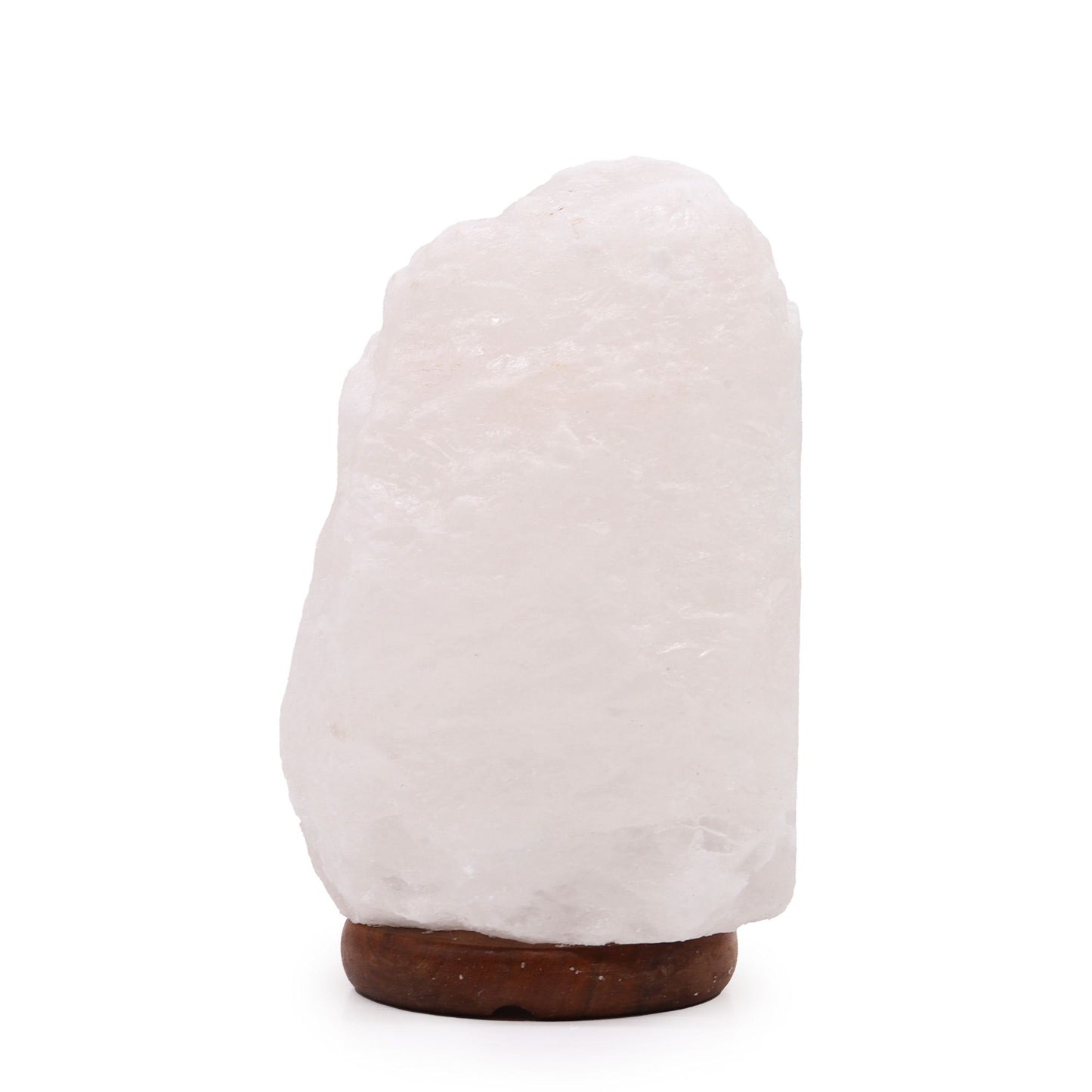Lámpara de Sal del Himalaya Blanca 3-5kg Piedra Natural Tallada a Mano.
