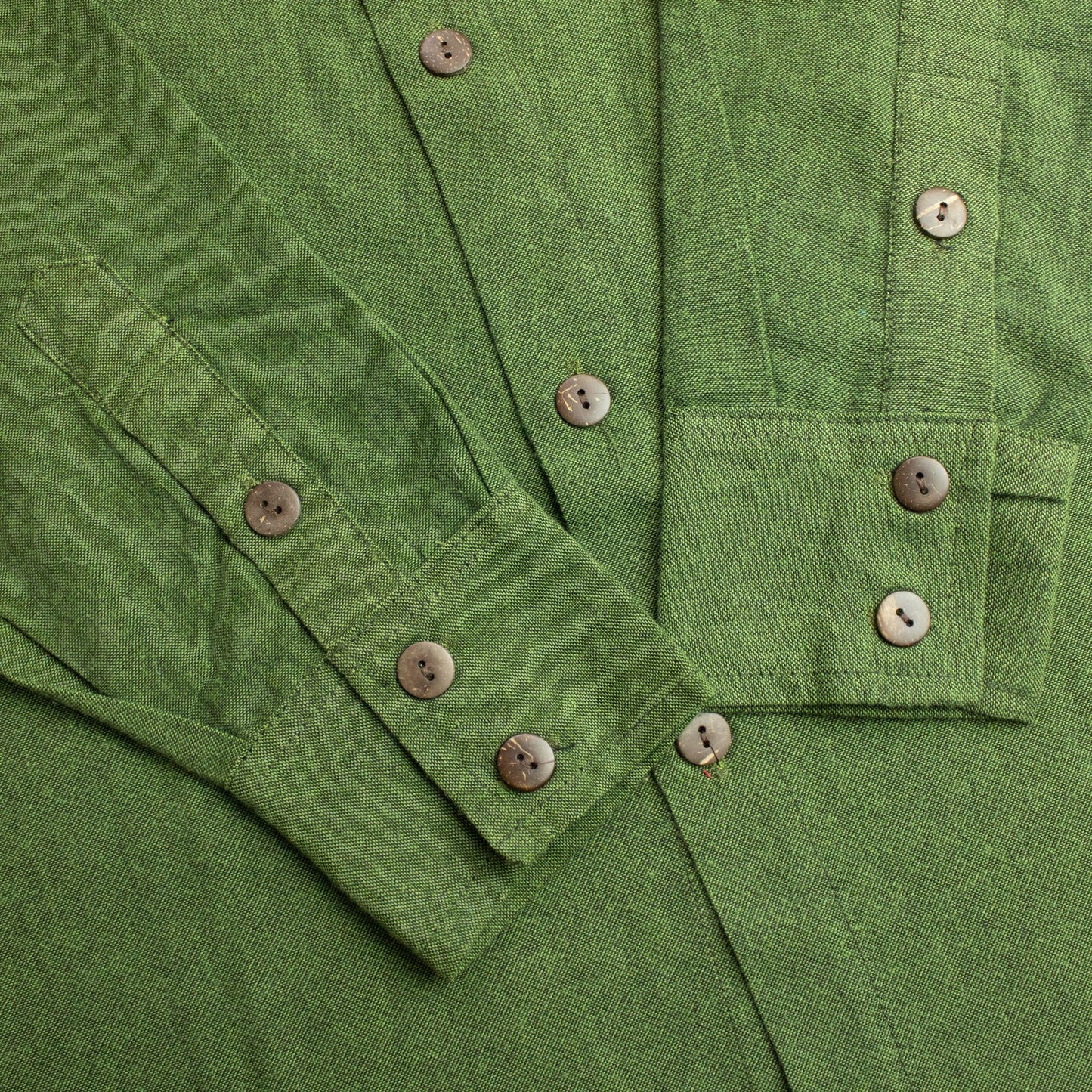 Nomad Sari Kathmandu Camisa - Verde Bosque - Grande