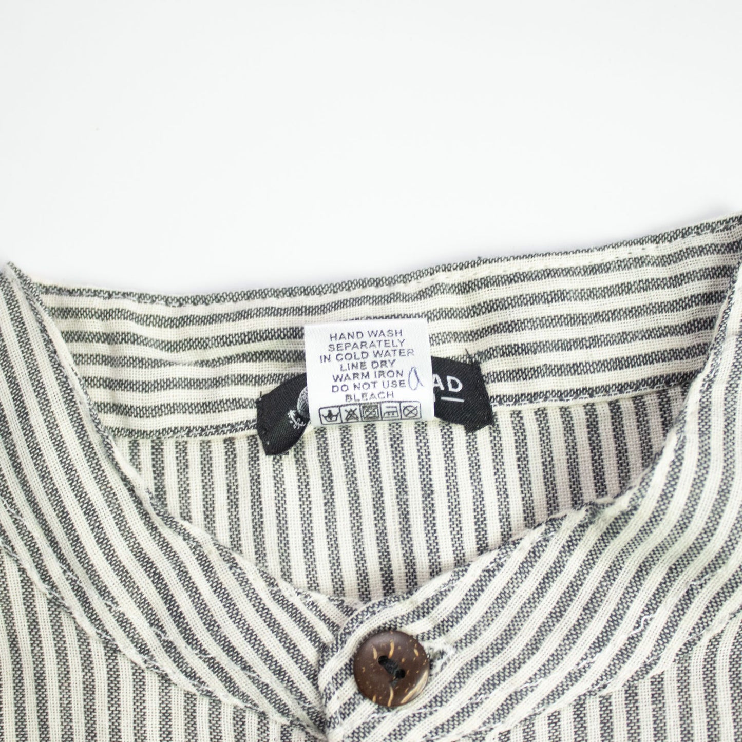 Nomad Sari Grandad Shirt - Piedra Gris - Mediano