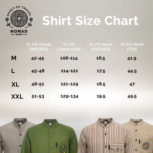 Nomad Sari Camisa de abuelo - marrón beige - XL