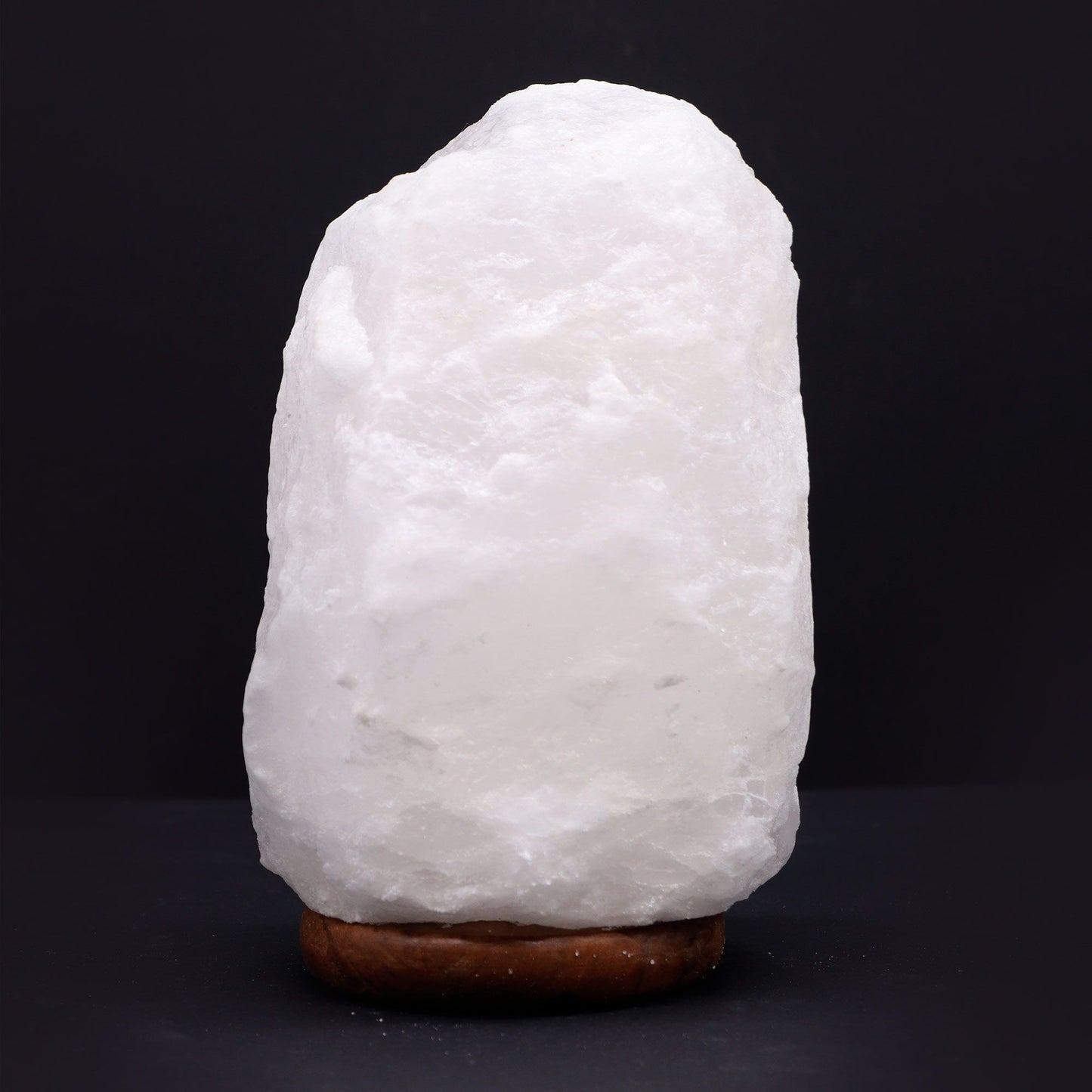Lámpara de Sal del Himalaya Blanca 3-5kg Piedra Natural Tallada a Mano.