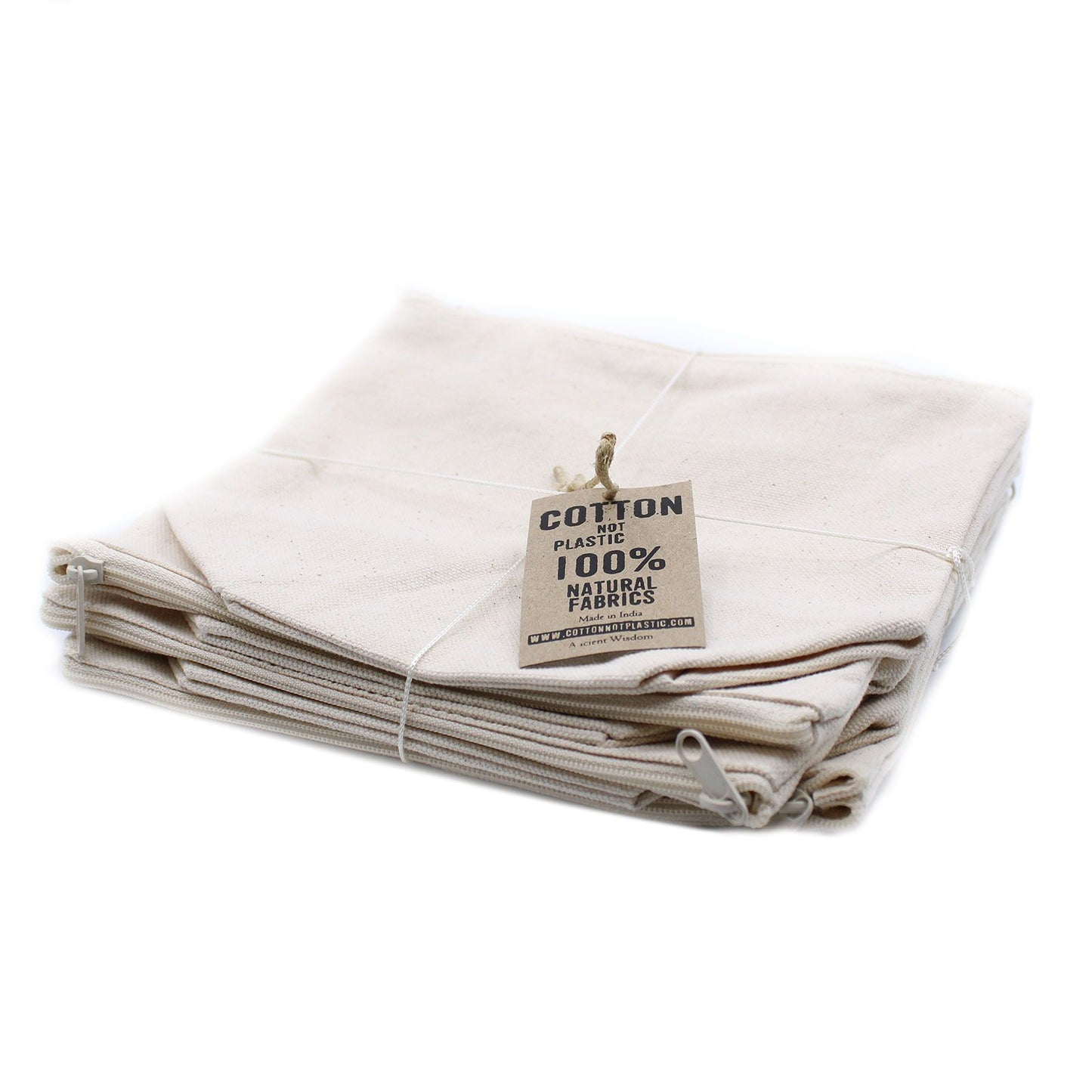 Neceser Algodón Natural - bolso mediana