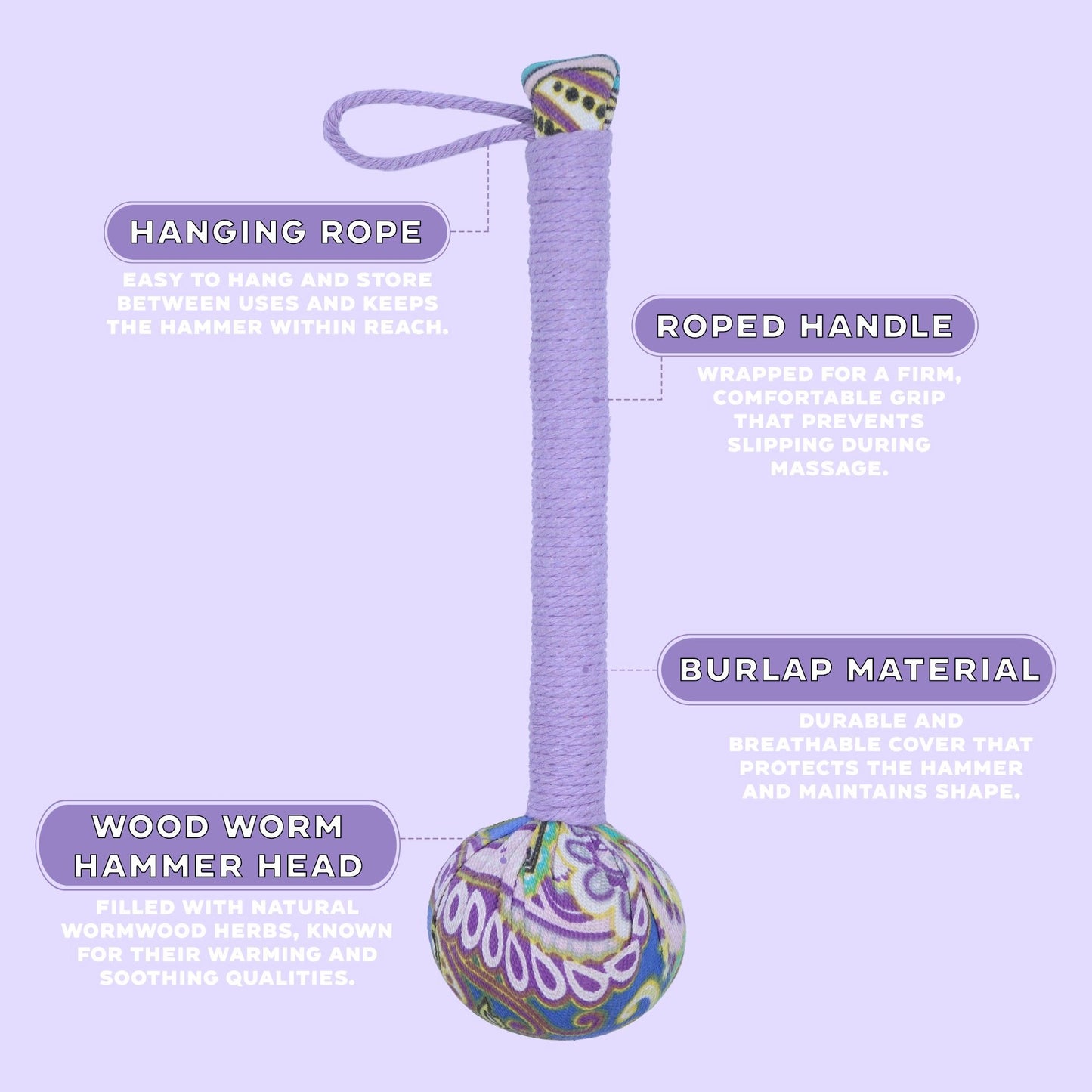 Masajeador de ajenjo - lavanda