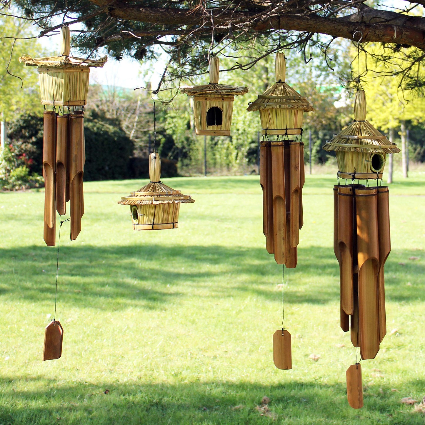 Caja Pequeña Redonda para Pájaros 17x17cm