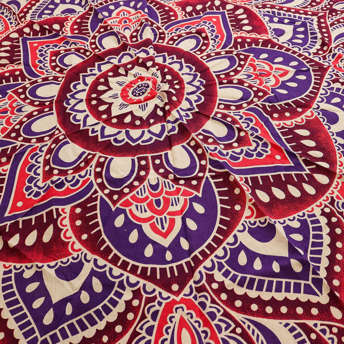 Gran  Mandala Roundy arte (180 cm) - Rosa y Morado