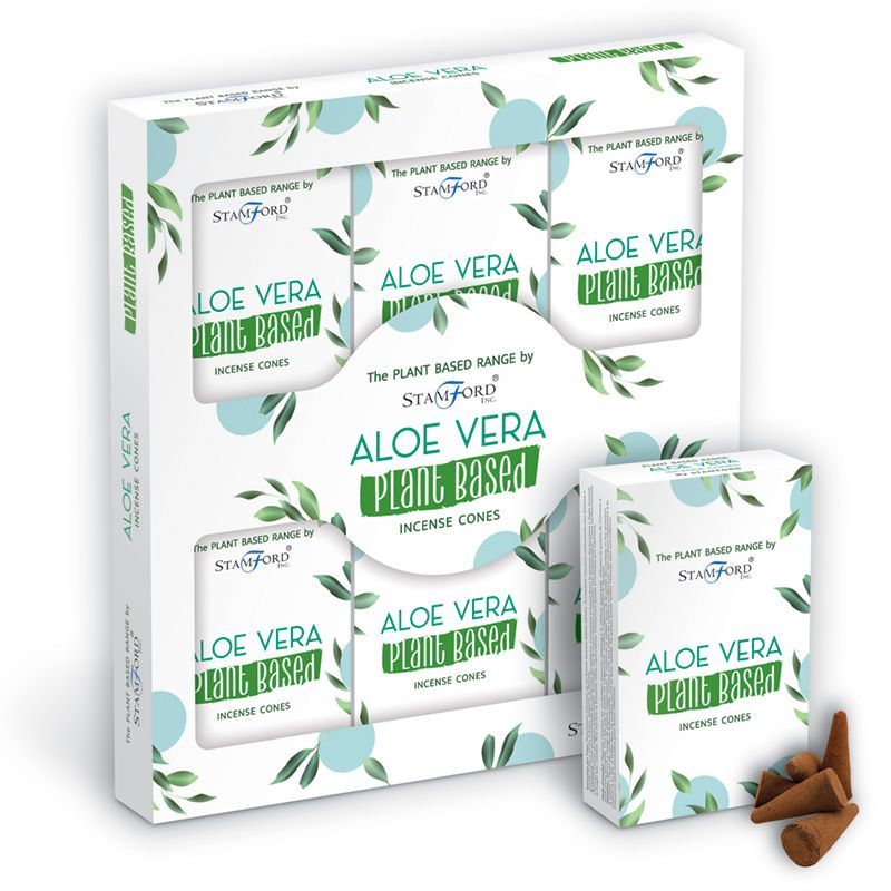 Aloe Vera - Conos de Incienso a Base de Plantas