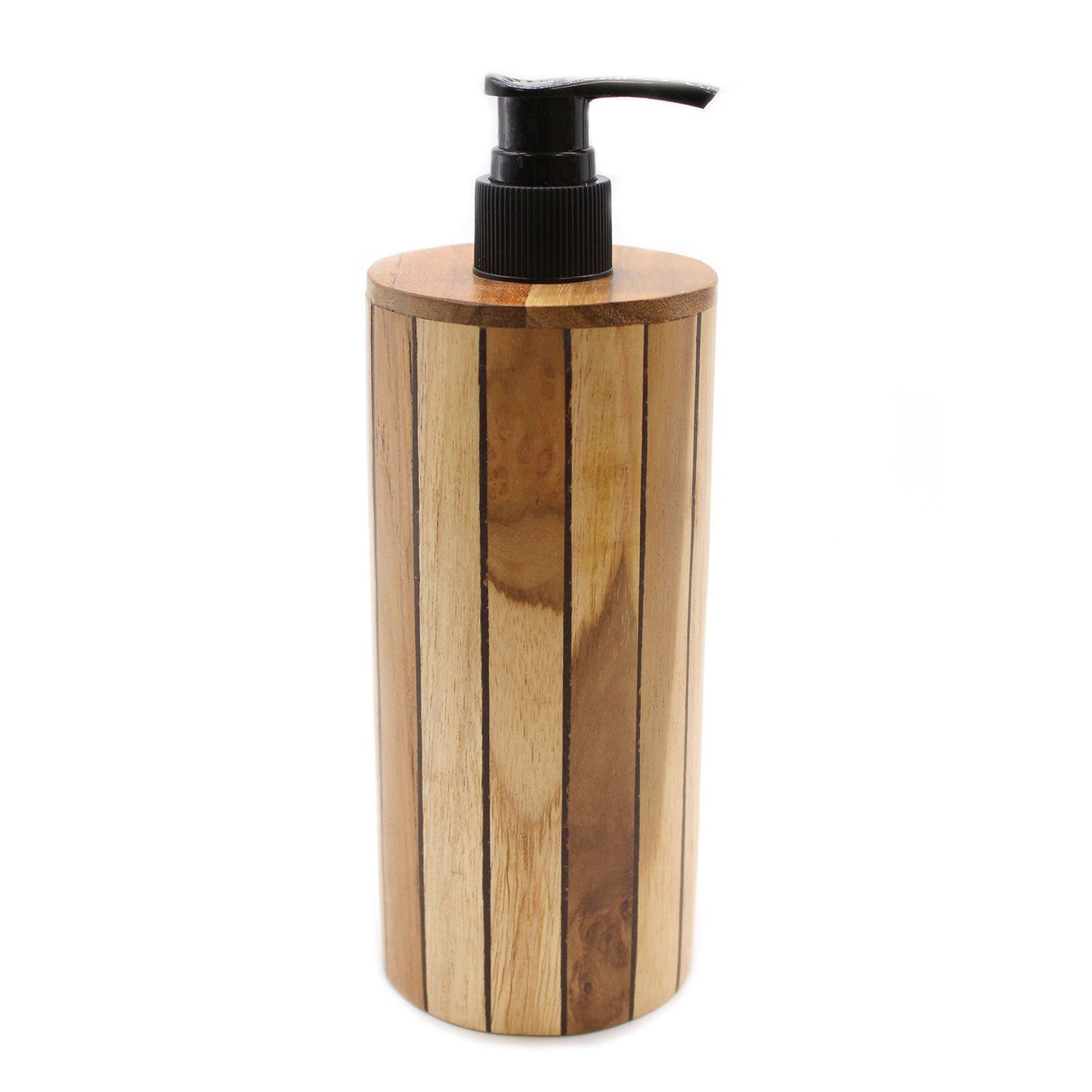 Dispensador de jabón de madera de teca natural - Harmony