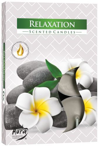 1x Set de 6 Velas de Té Perfumadas - Relajación