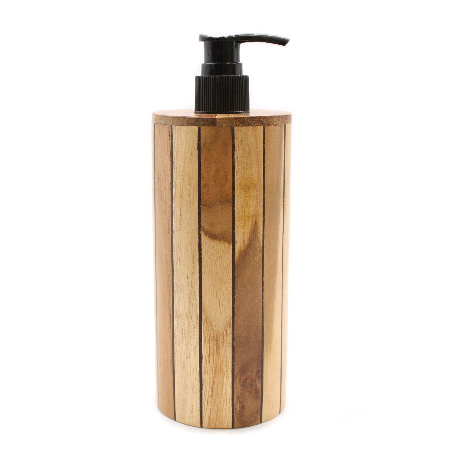 Dispensador de jabón de madera de teca natural - Harmony