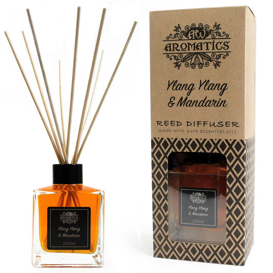 Ylang Ylang & Mandarina - Difusor de Varillas con Aceites Esenciales