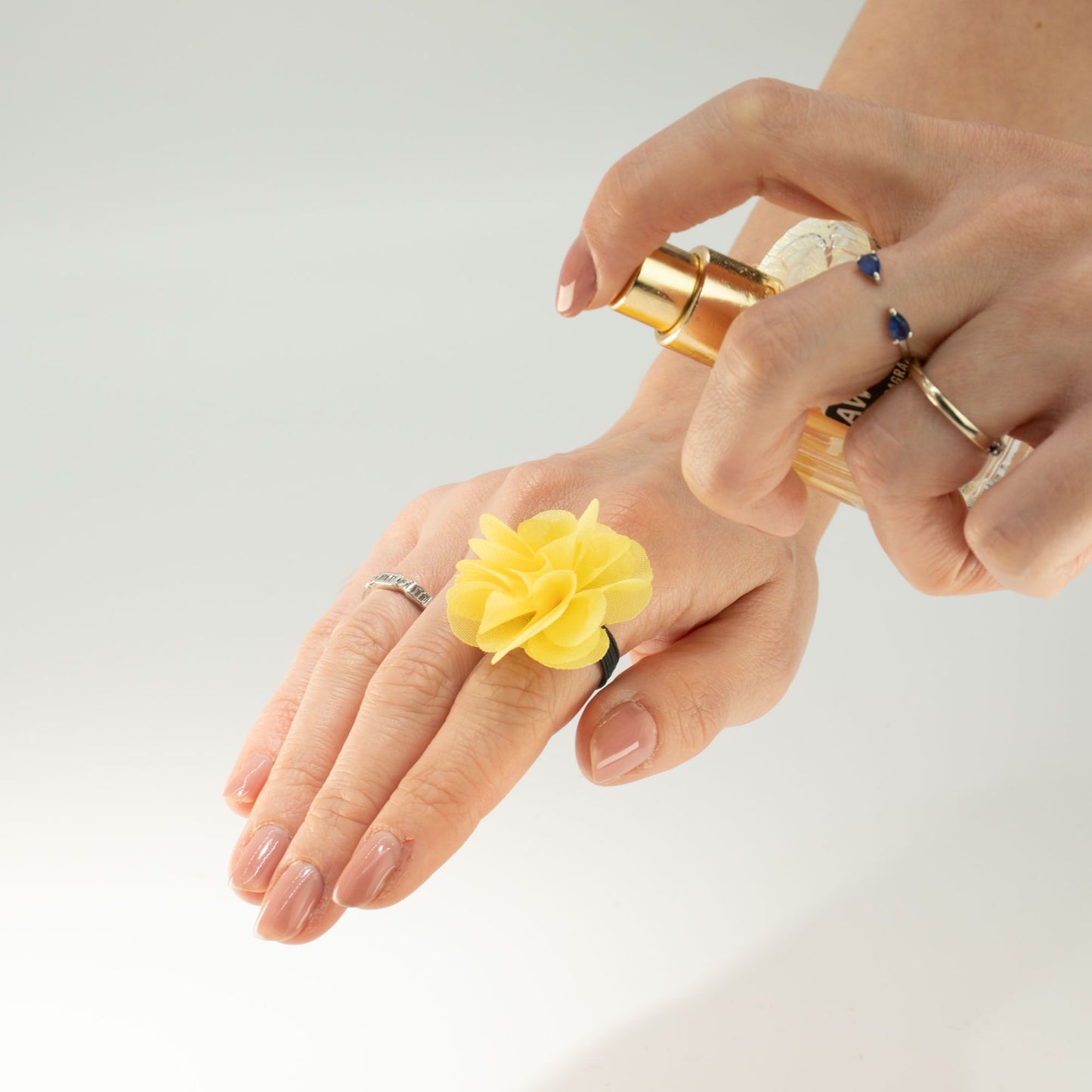 15 Anillos difusores color Amarillo