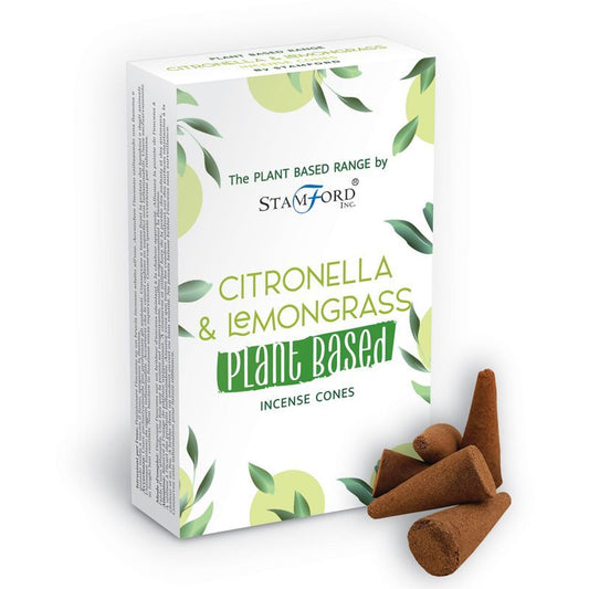 Citronela y Hierbaluisa - Conos de Incienso a Base de Plantas