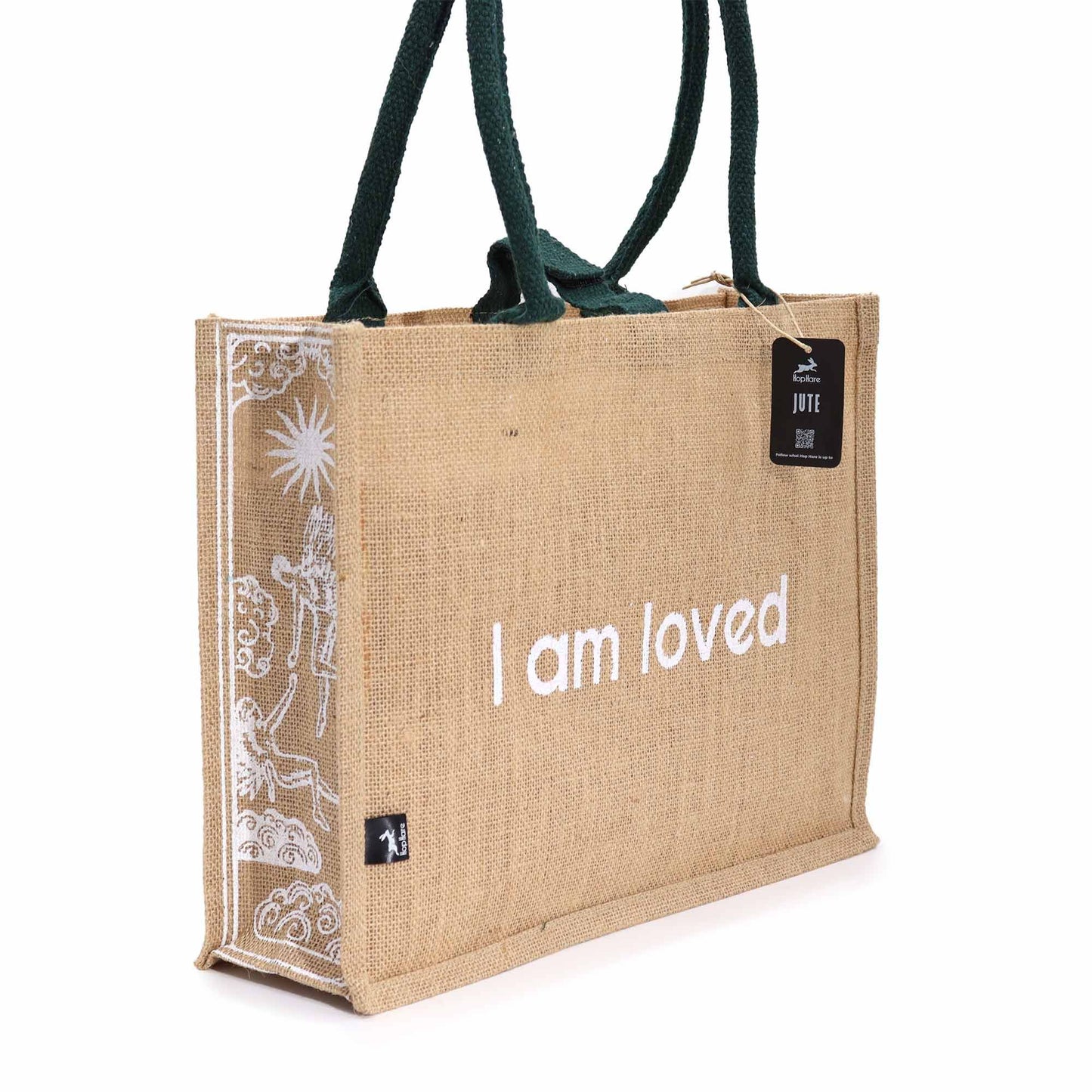 Bolsa Grande de Yute Hop Hare  - Soy Amada