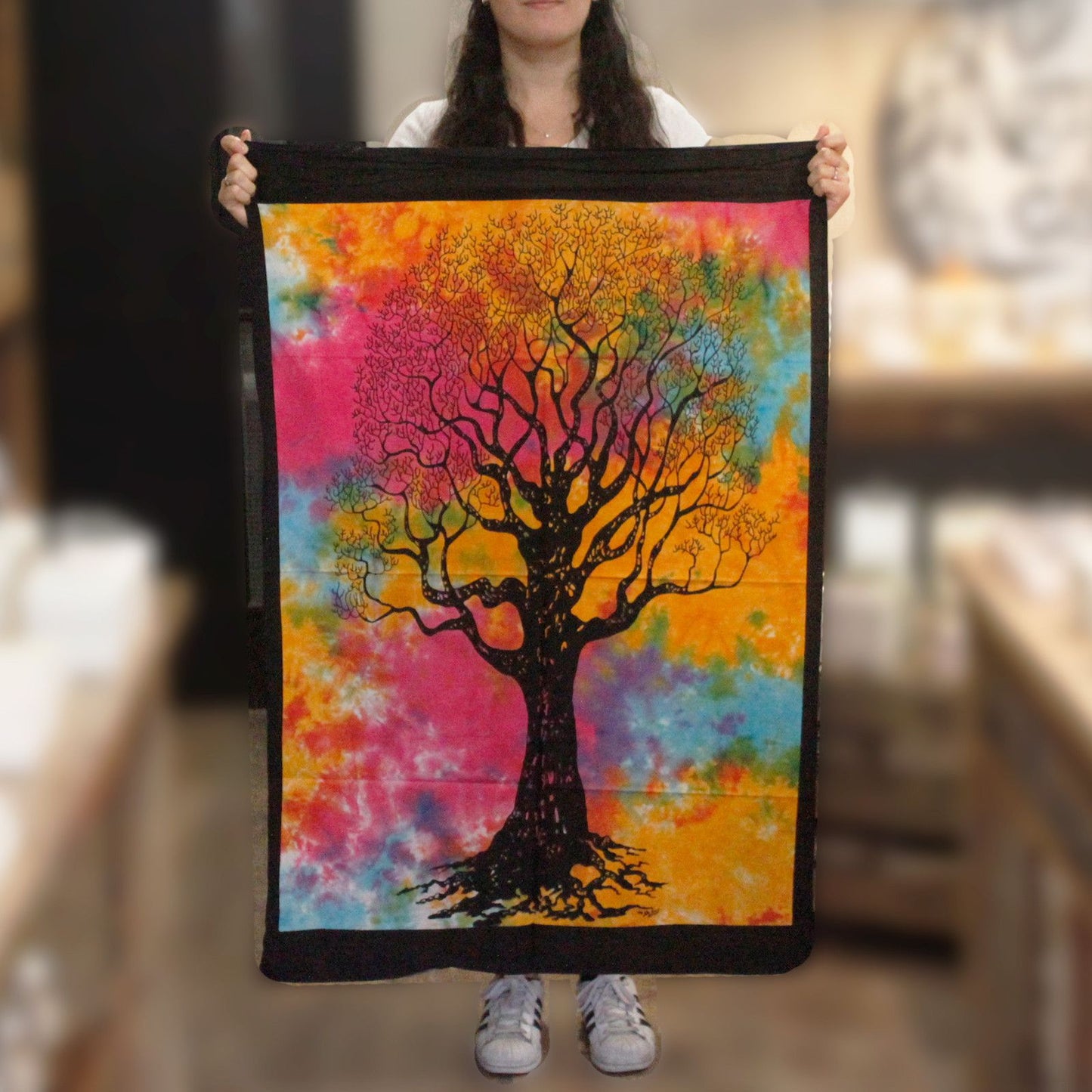 Arte de pared de algodón Árbol