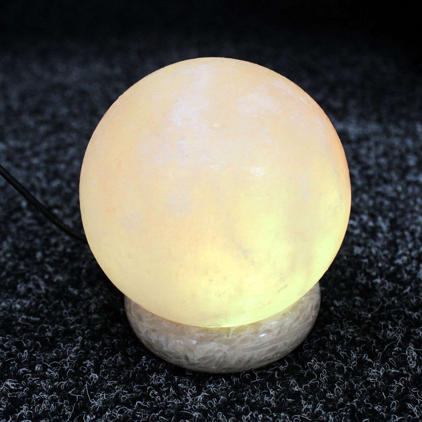 Lámpara de Sal del Himalaya Bola Multicolor 8cm USB