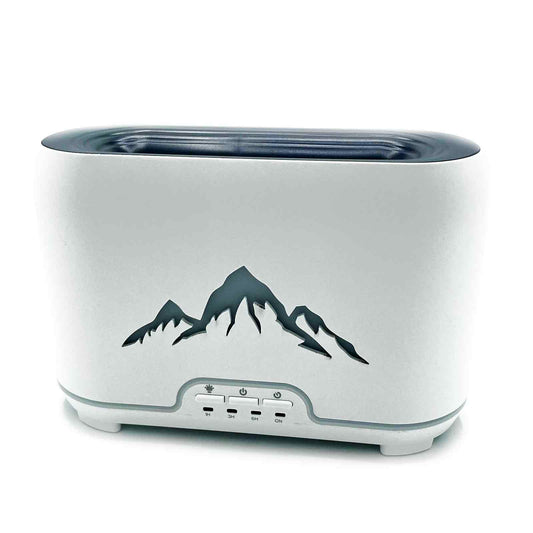 Difusor de aroma Himalaya - USB-C - Mando a distancia - Efecto llama