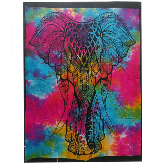 Arte de pared de algodón Elefante