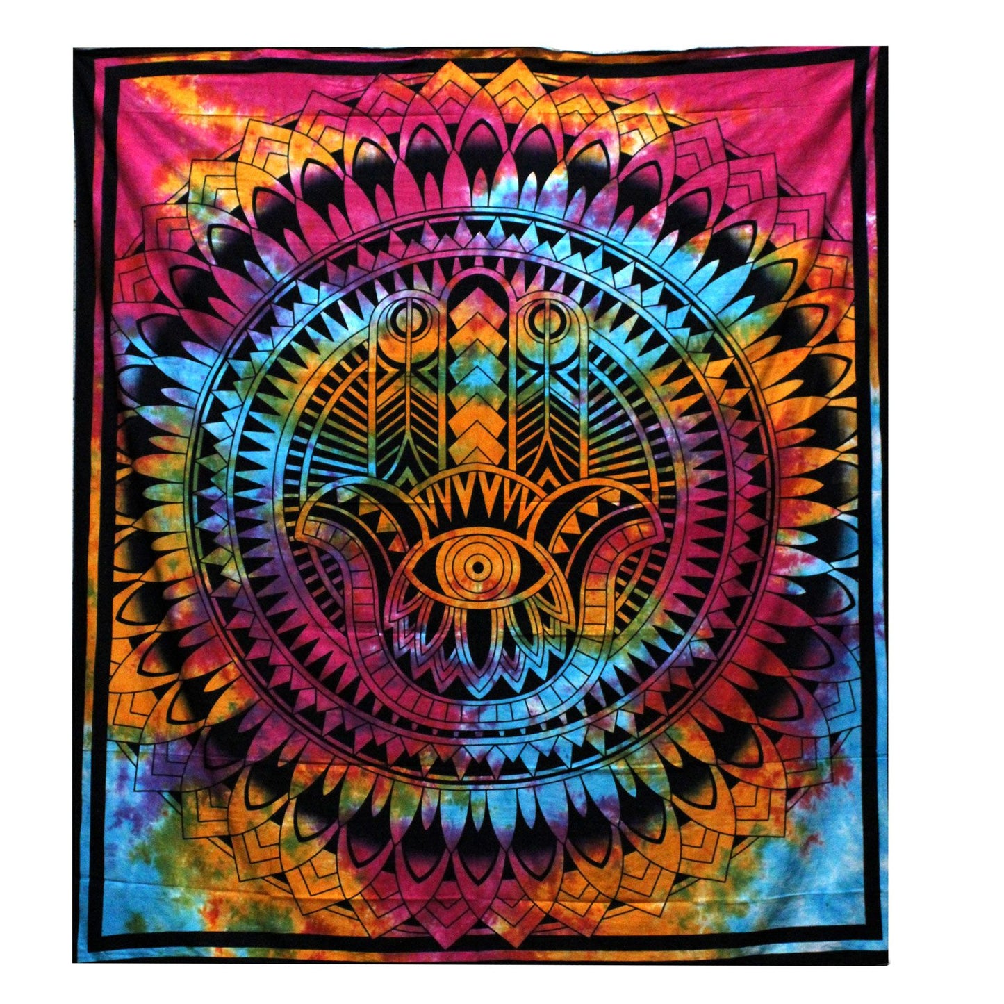 Tapiz Doble Algodón Hamsa