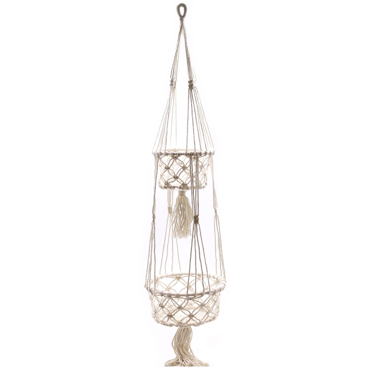 Macetero de Macrame - Doble