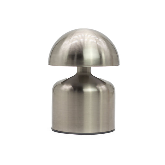 Lámpara táctil - Cúpula Champiñón Plateada - USB (C) - Recargable (400 Vatios)