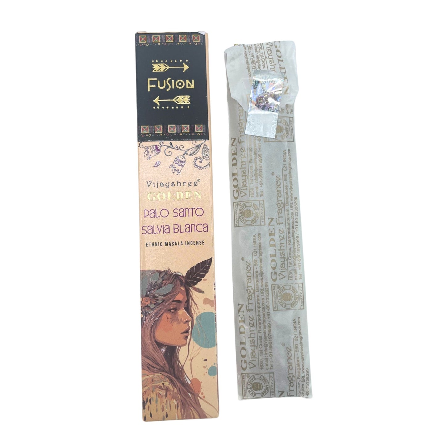 Palo Santo y Salvia Blanca - Fusión Dorada