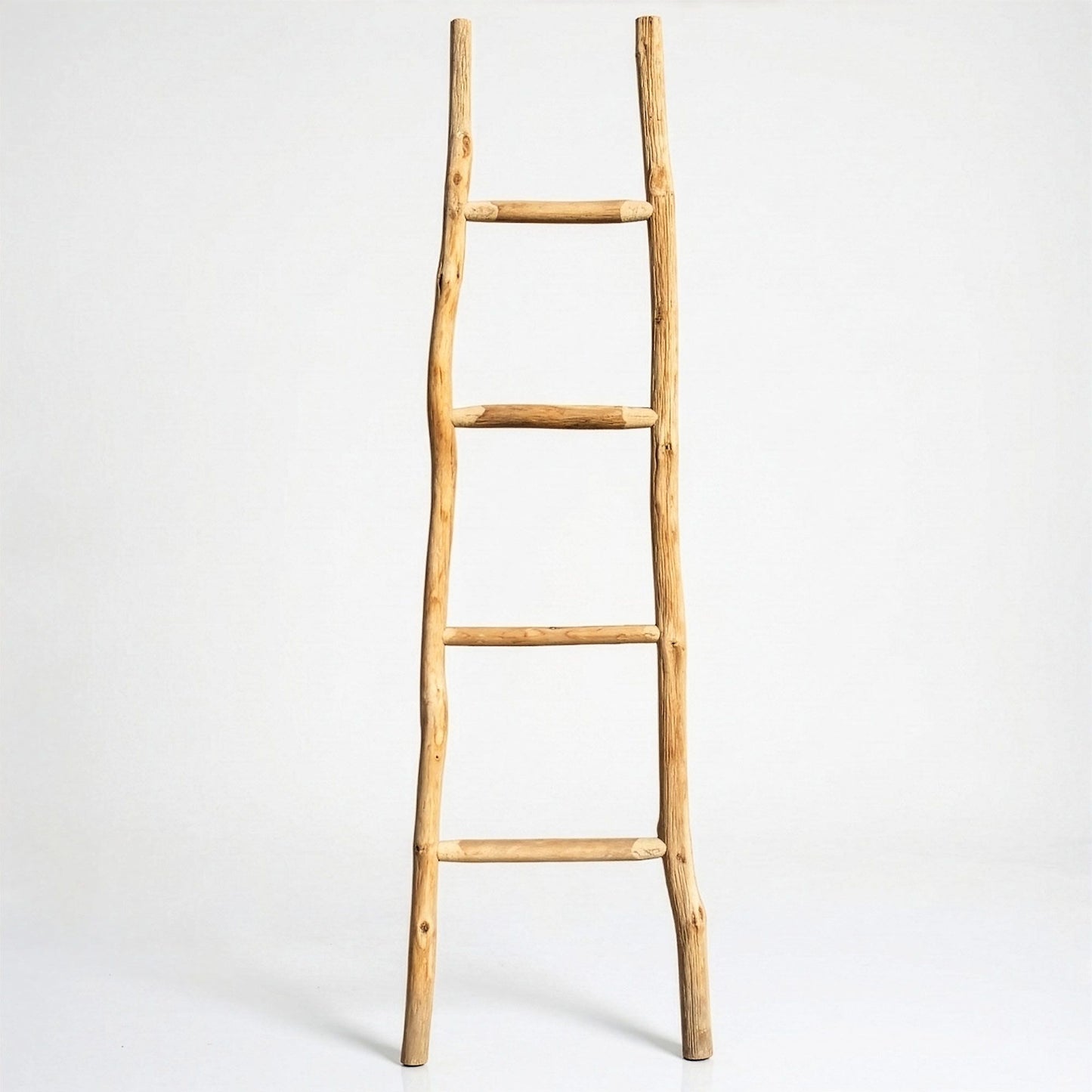 Escalera de Madera Kemu - 1.5m - Natural - Estilo Japonés
