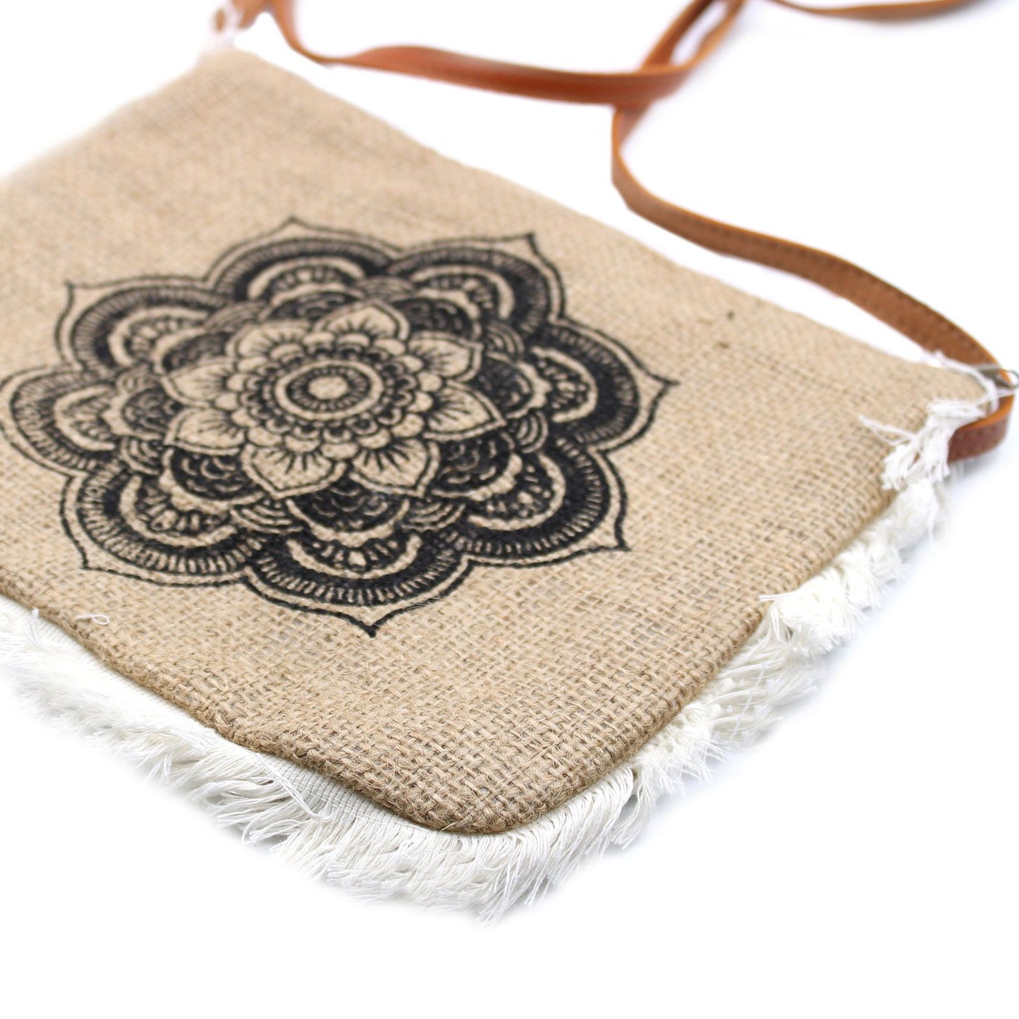 Bolso con flecos - Estampado Mandala