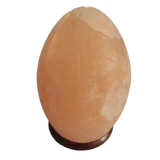 Lámpara de Sal del Himalaya Huevo 3kg Piedra Natural Tallada a Mano.