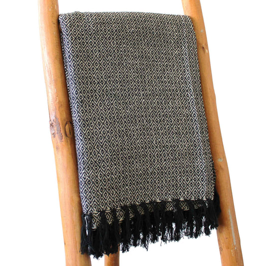 Mantas Boho Comfort - Carbón