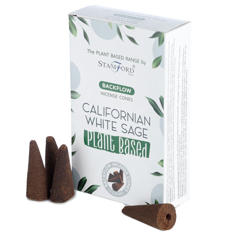 Salvia Blanca de California - Conos de Incienso de Reflujo a Base de Plantas