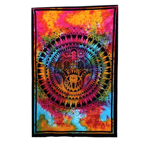Tapiz Individual de Algodón Hamsa