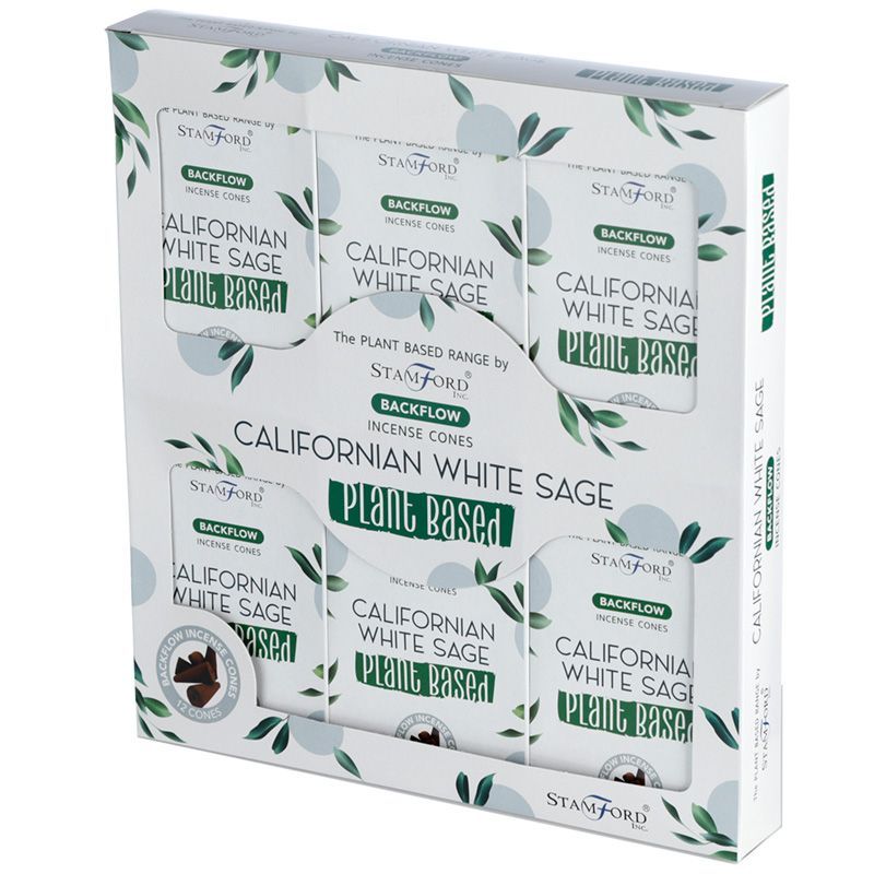 Salvia Blanca de California - Conos de Incienso de Reflujo a Base de Plantas