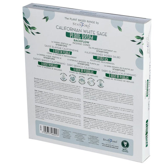 Salvia Blanca de California - Conos de Incienso de Reflujo a Base de Plantas