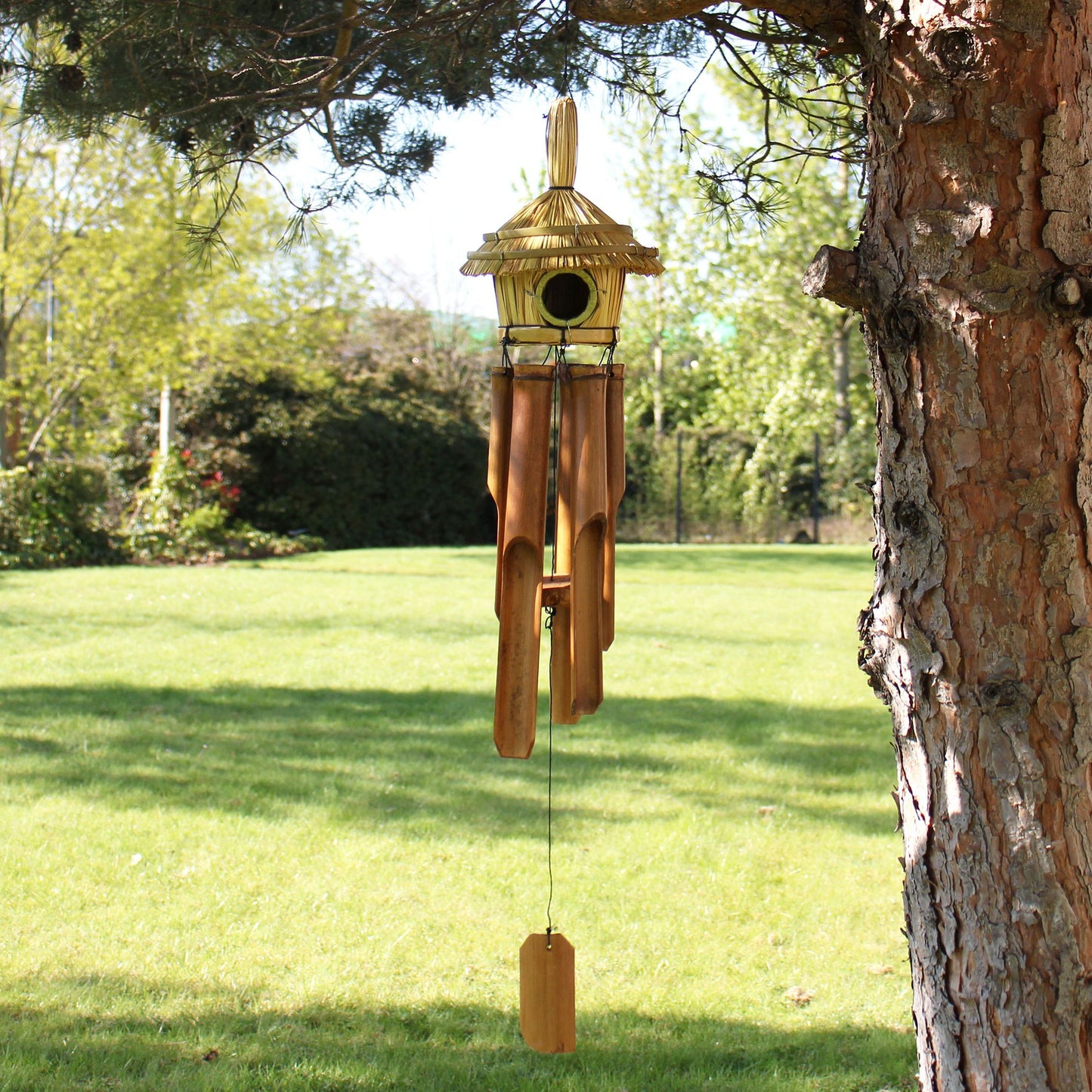 Caja Pequeña Cuadrada para Pájaros 45x17cm