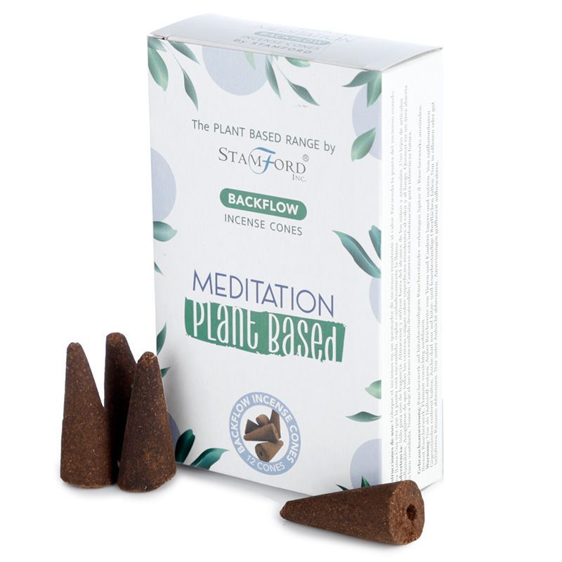 Meditación - Conos de Incienso de Reflujo a Base de Plantas