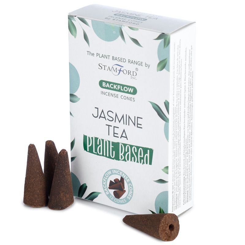 Té de Jazmín - Conos de Incienso de Reflujo a Base de Plantas